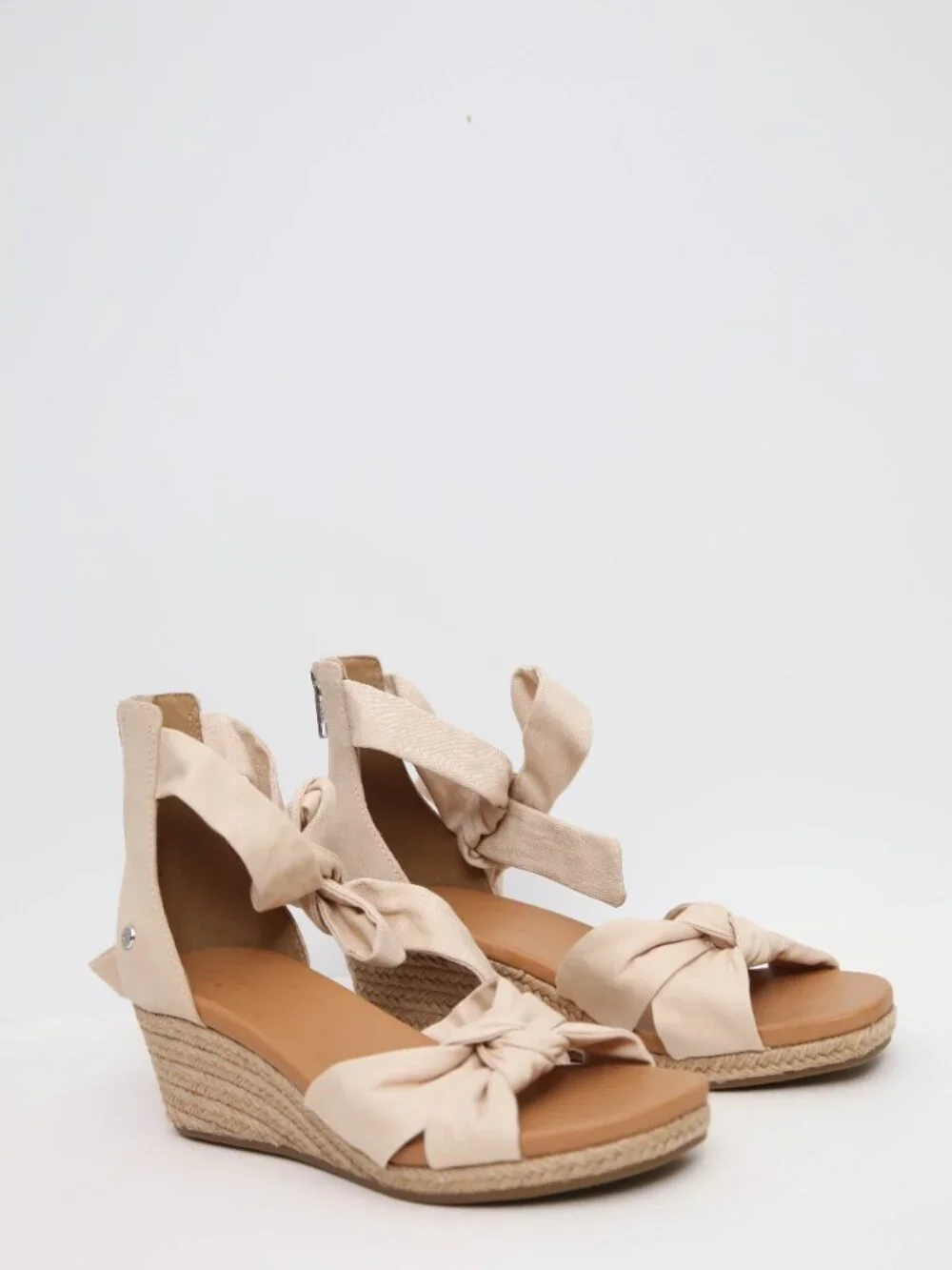UGG Women's Yarrow Espadrille Wedge Sandals Size 8